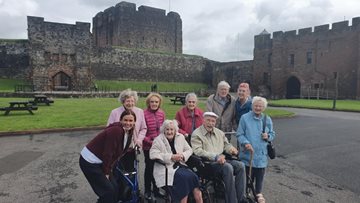 Whitley Bay care home Residents enjoy day trip to Carlisle